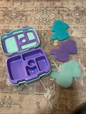 Bentgo Mermaid Kids Lunchbox in Teal & Purple
